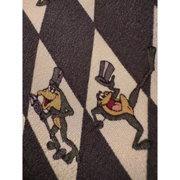 Rare 1995 Warner Bros. Michigan J. Frog Tie – 100% Silk Looney Tunes Vintage Col - Picture 2 of 6